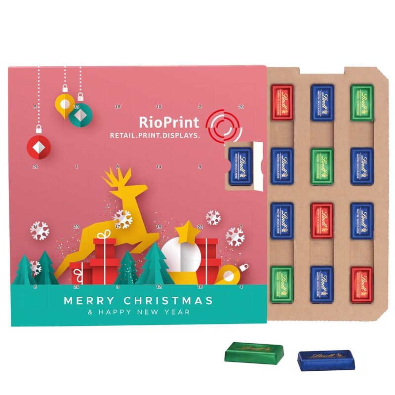 JG20079Taefelchen Adventskalender ECO Lindt