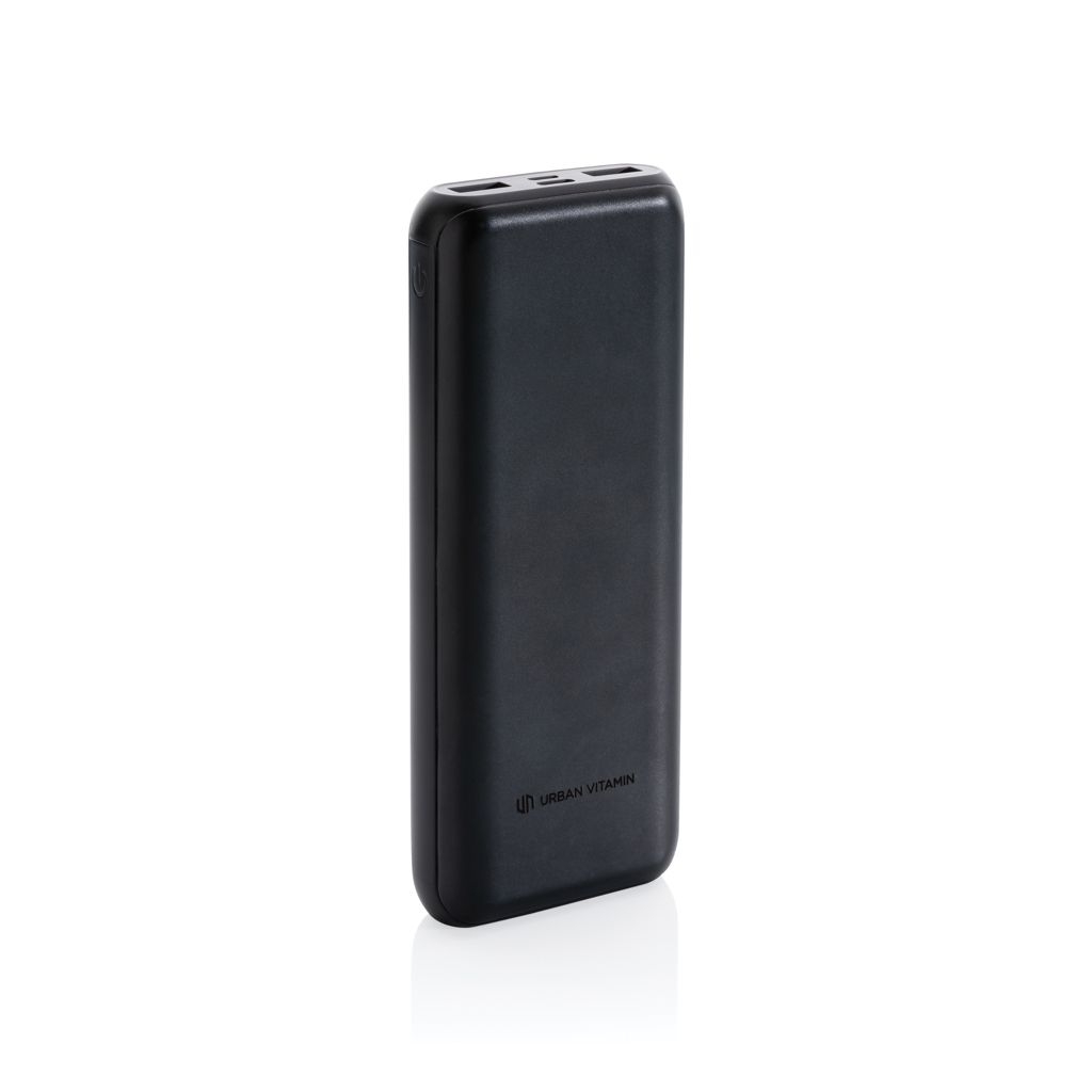 XDP322_75-1Urban Vitamin Pasadena 20.000mAh 18W PD Powerbank_ schwarz