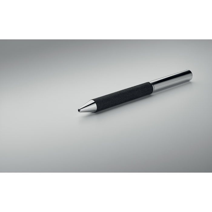 MO2332-03Scribi Drehkugelschreiber aus Metall_ schwarz