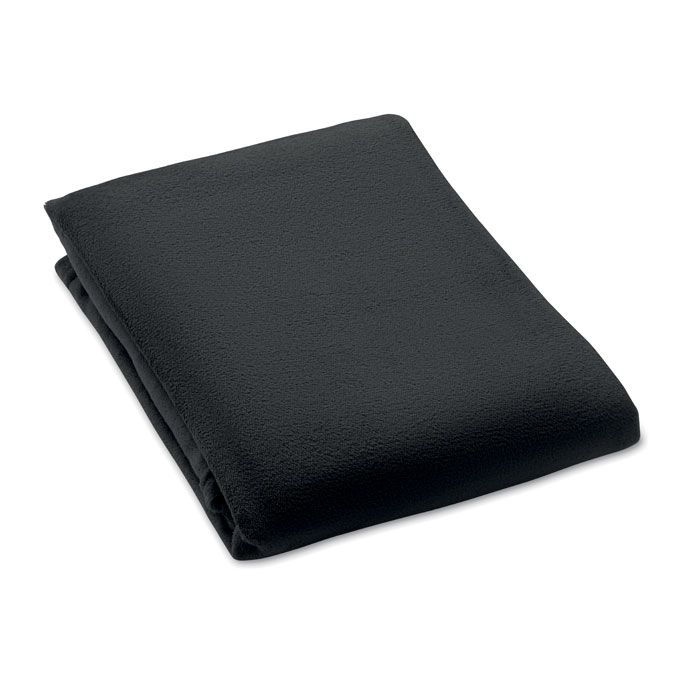 MO2568-03Cozy Reisedecke Flanell 220g_m²_ schwarz