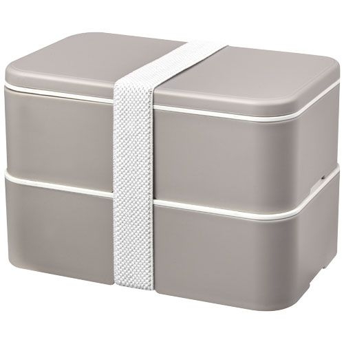 PF210182-5MIYO Renew 700_700 ml Doppel-Lunchbox_ kieselgrau_kieselgrau_weiss
