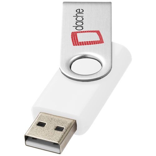 PF123713-2Rotate Basic 16 GB USB-Stick_ weiss_ 16 GB