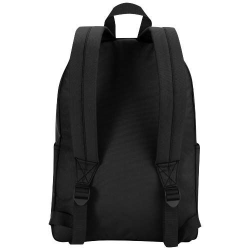 PF130096-9Byron 14_ GRS-recycelter City Laptop Rucksack 14 L_ schwarz