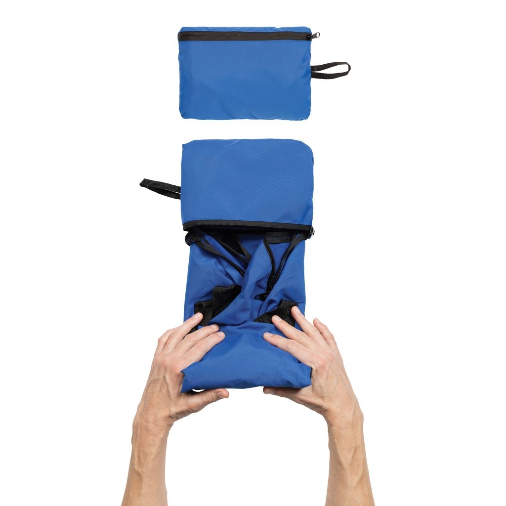 XDP763.18-05Dillon AWARE™ RPET faltbare Sporttasche_ Koenigsblau