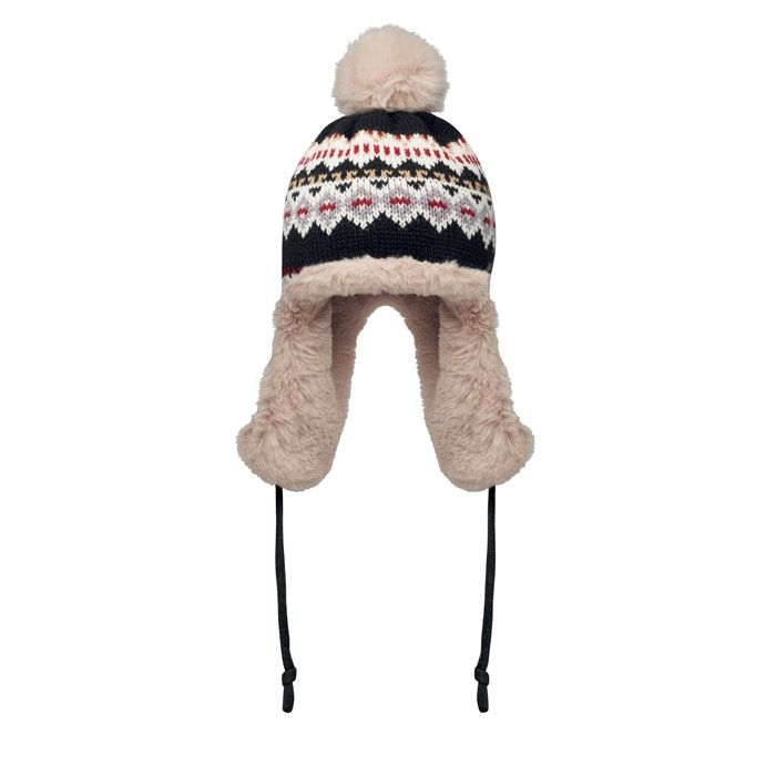 MO2688-03Yulong Gestrickte Ohrenmuetze_ schwarz