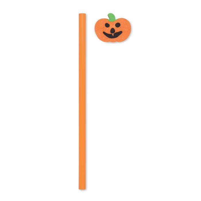 MO3105-10Weenpen Holzbleistift mit Radiergummi_ orange