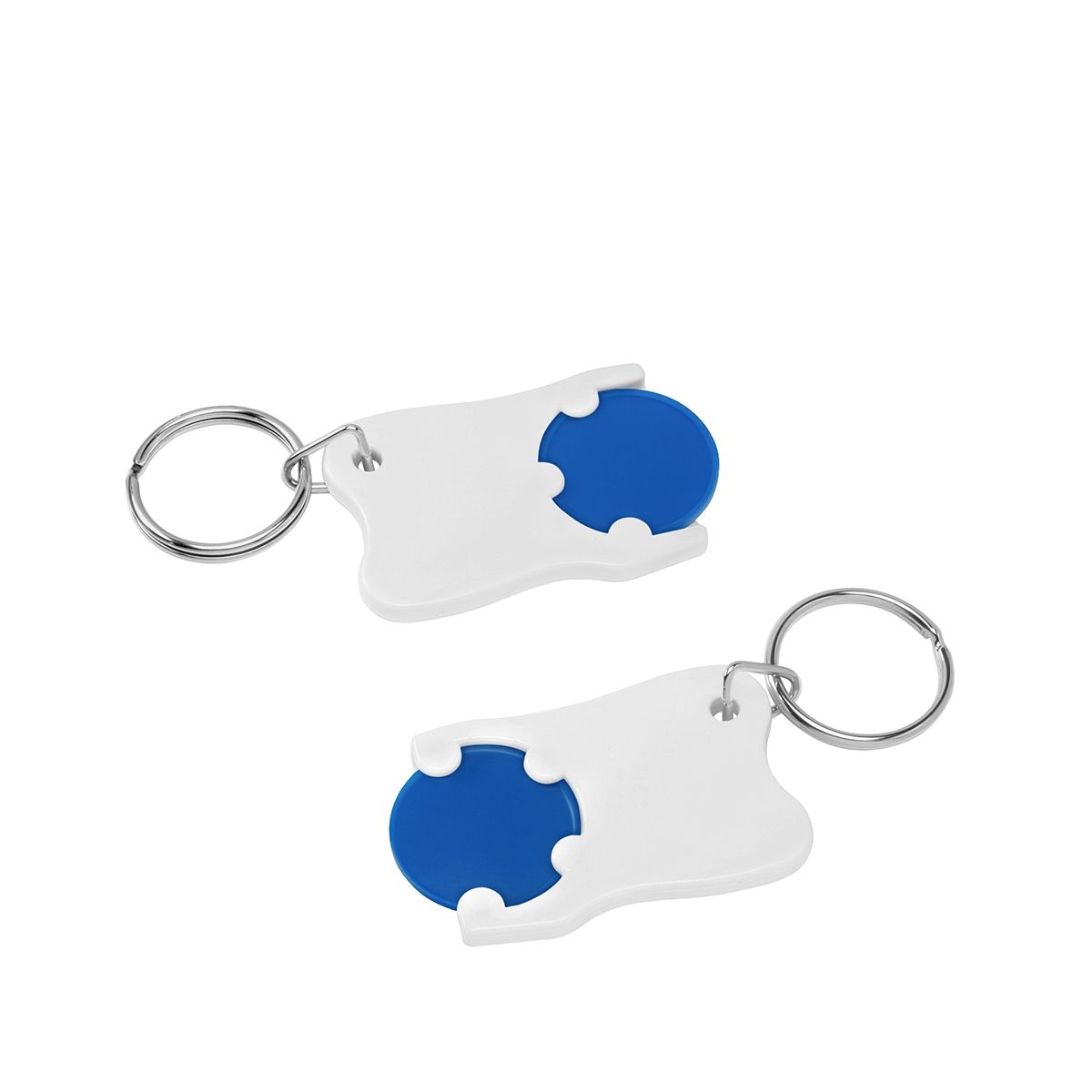 HE8287R-3-0Chiphalter mit 1€-Chip _Zahn_ blau_ weiss