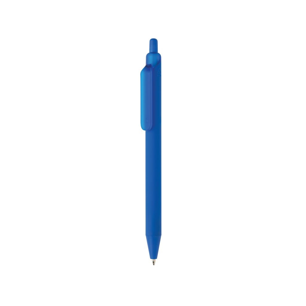 XDP611.34-05Tide Smooth Touch Stift aus GRS zertifiziert recyceltem ABS_ blau