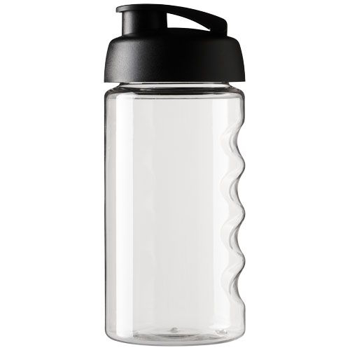 PF210050-1H2O Active® Bop 500 ml Sportflasche mit Klappdeckel_ transparent_schwarz