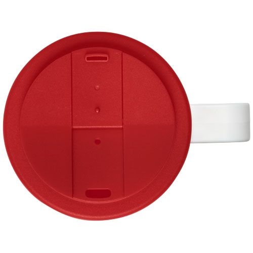 PF210420-9Brite-Ameriano® Grande 350 ml Isolierbecher mit auslaufsicherem Schraubverschluss_ weiss_rot