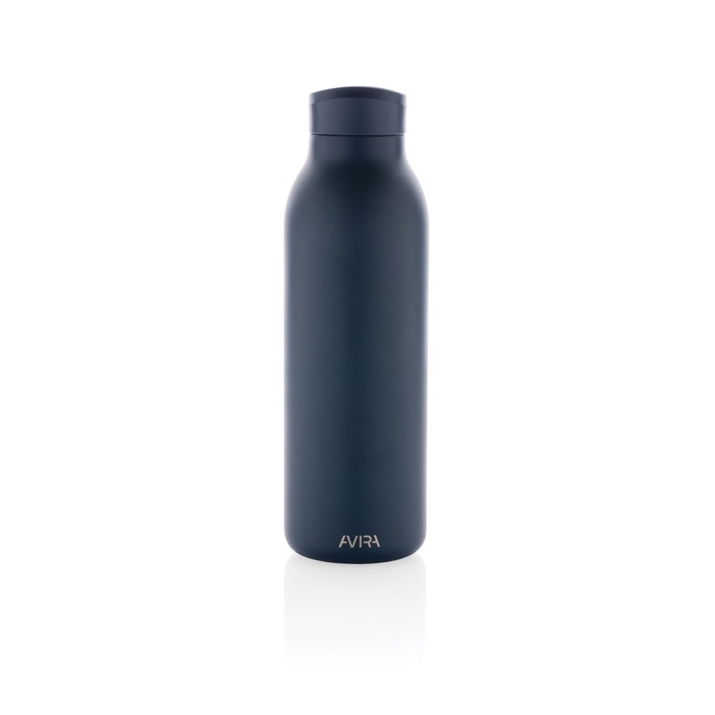 XDP438.00-0Avira Avior RCS recycelte Stainless-Steel Flasche 500ml_ navy blau
