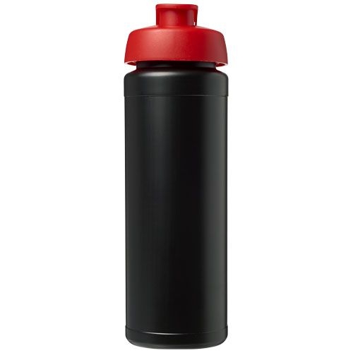 PF210074-15Baseline® Plus grip 750 ml Sportflasche mit Klappdeckel_ schwarz_rot