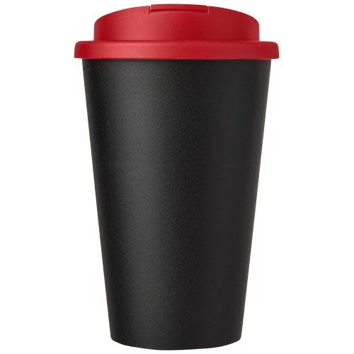 PF210695-17Americano® 350 ml Isolierbecher mit auslaufsicherem Schraubverschluss_ schwarz_rot