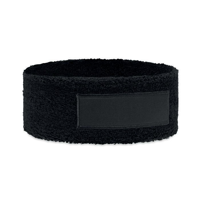 MO2609-03Atama Stirnband Polycotton_ schwarz