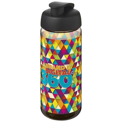 PF210445-1H2O Active® Octave Tritan™ 600-ml-Sportflasche mit Klappdeckel_ kohle_schwarz