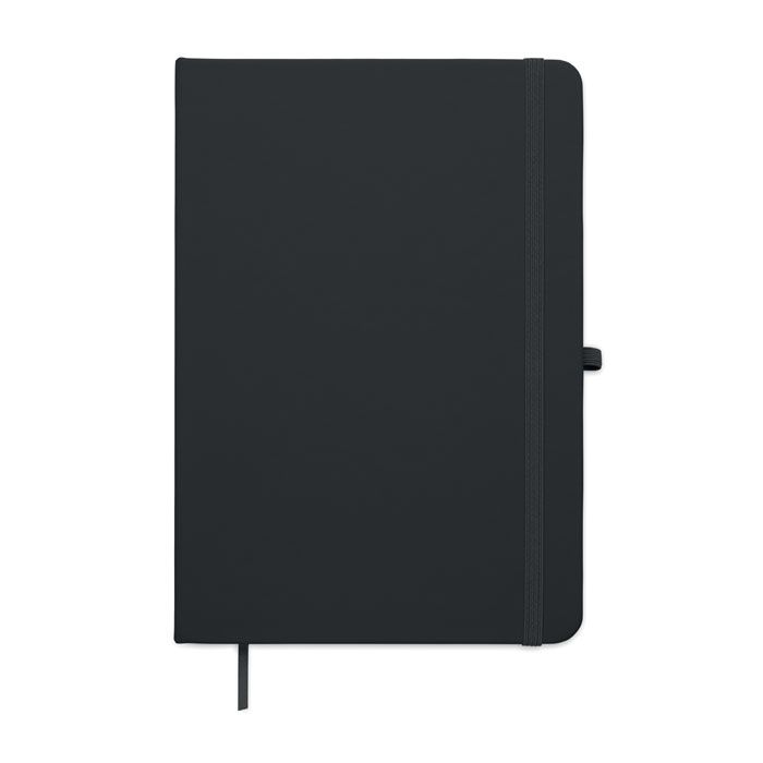 MO3124-03Arcoloop DIN A5 Notizbuch recy. PU_ schwarz