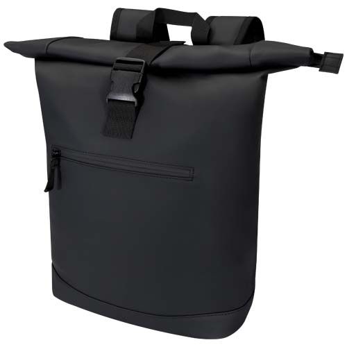 PF130093-6Resi Plus 15_ GRS-recycelter Rolltop Rucksack 18 L _ schwarz