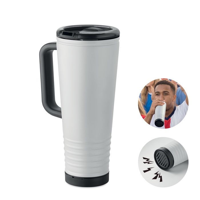 MO2995-06Howler Cup Doppelwandiger Becher 700ml_ weiss