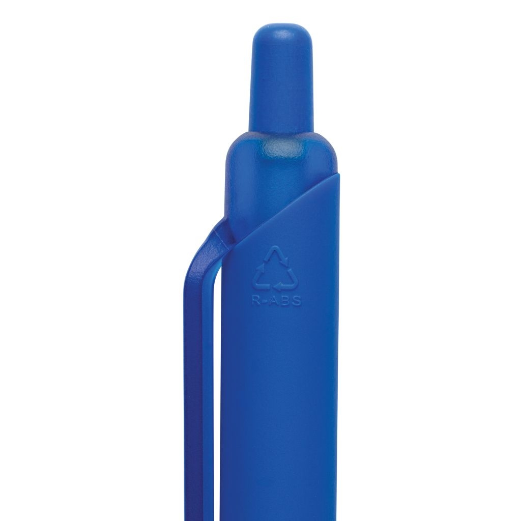 XDP611.34-05Tide Smooth Touch Stift aus GRS zertifiziert recyceltem ABS_ blau