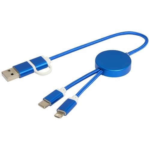 PF124424-2Alasia 30 cm 5-in-1 Kabel aus recyceltem Kunststoff fuer Datenuebertragung und 27W Schnellladung_ roya