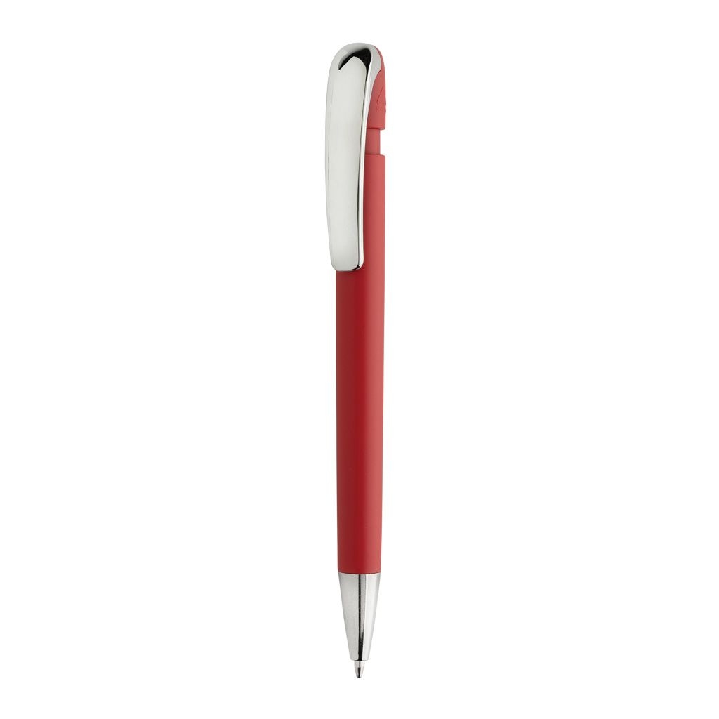 XDP611.39-04Glide GRS-zertifizierter rABS Stift mit Metallclip_ rot