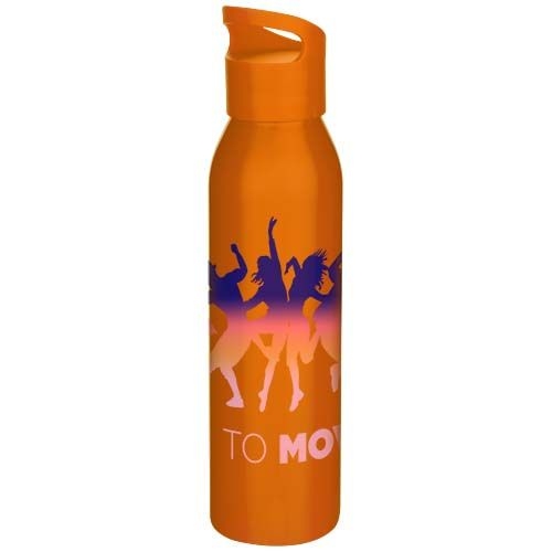 PF100868-2Sky 650 ml RCS-zertifizierte_ einwandige Trinkflasche aus recyceltem Edelstahl_ orange