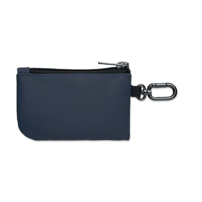 MO3161-85Guardo Schluesseletui PU mit Karabiner_ marineblau