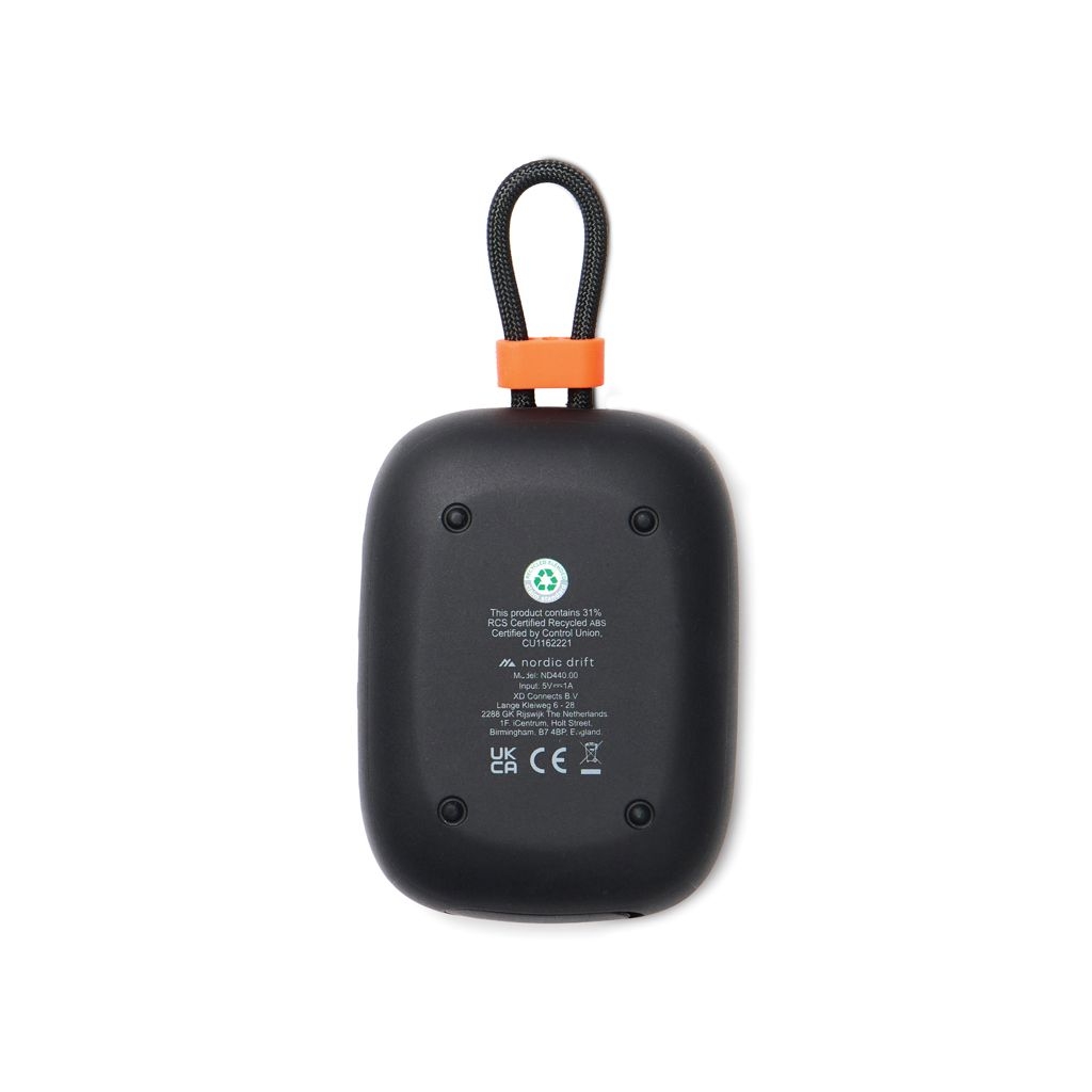 XDND440.00-01Nordic Drift Titan IP67 wasser-_ staubgeschuetzter 5W-Speaker_ schwarz