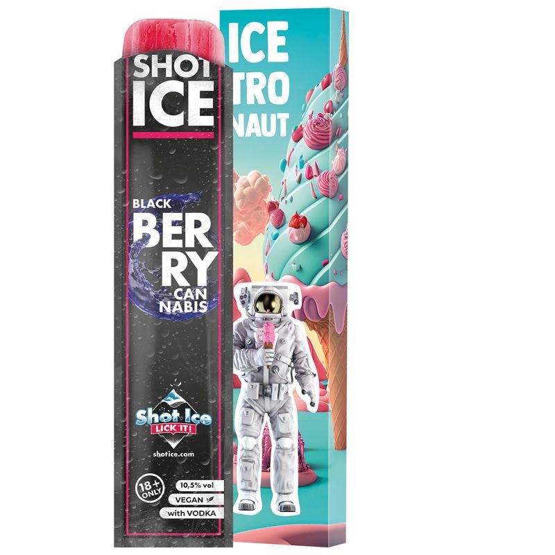 JG10075-6Long Box_ Shot Ice 1er mit Alkohol_ Shot Ice_ Black Berry Canabis