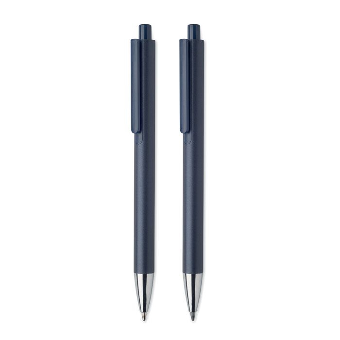 MO2567-85Orwell Schreibset recyceltes Alu_ marineblau