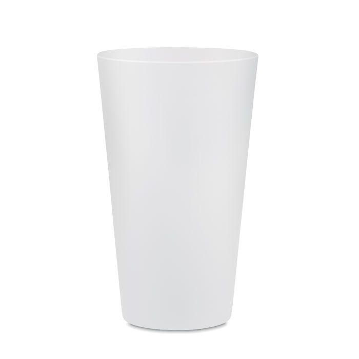 MO6375-26Festa Wiederverwendbarer Becher 300ml_ transparent weiss