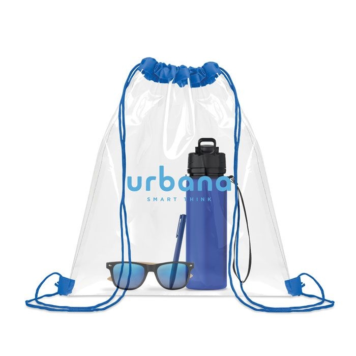MO2814-37Usee Transparenter Kordelzugbeutel_ koenigsblau