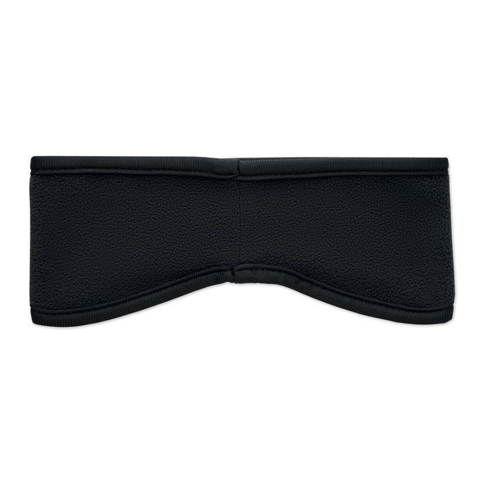 MO3125-03Waves Stirnband Fleece_ schwarz
