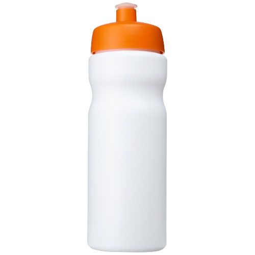 PF210684-8Baseline® Plus 650 ml Sportflasche_ weiss_orange
