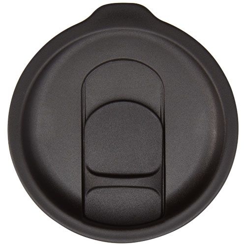 PF100731-5Nordia 400 ml doppelwandiger Becher aus Recyclingmaterial_ schwarz