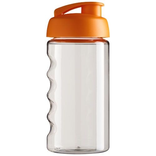 PF210050-8H2O Active® Bop 500 ml Sportflasche mit Klappdeckel_ transparent_orange