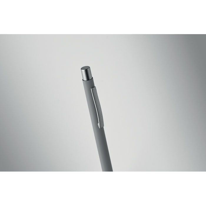 MO3222-15Nali Druckkugelschreiber recy. Alu_ steingrau