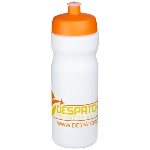 PF210684-8Baseline® Plus 650 ml Sportflasche_ weiss_orange