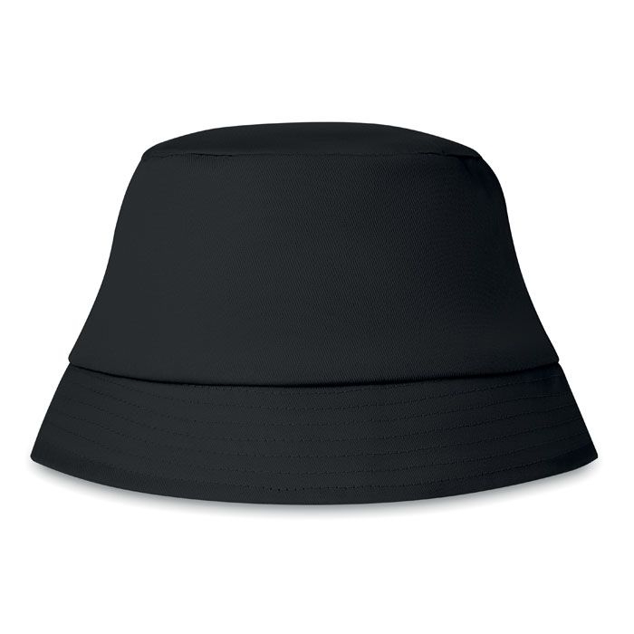 KC1350-03Bilgola Bucket hat baumwolle 160 g_m²_ schwarz