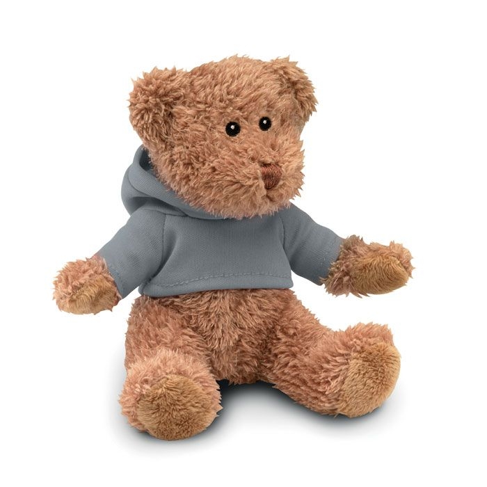 MO7375-07Johnny Teddybaer mit Hoody _ grau