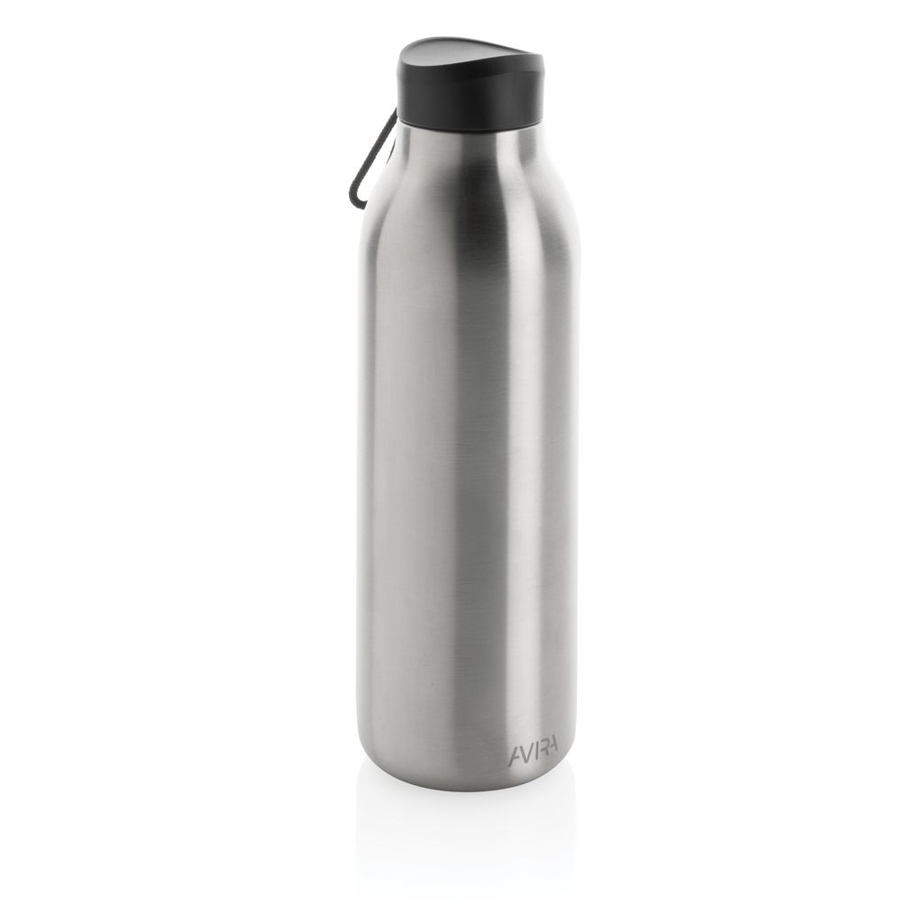 XDP438.00-2Avira Avior RCS recycelte Stainless-Steel Flasche 500ml_ silber