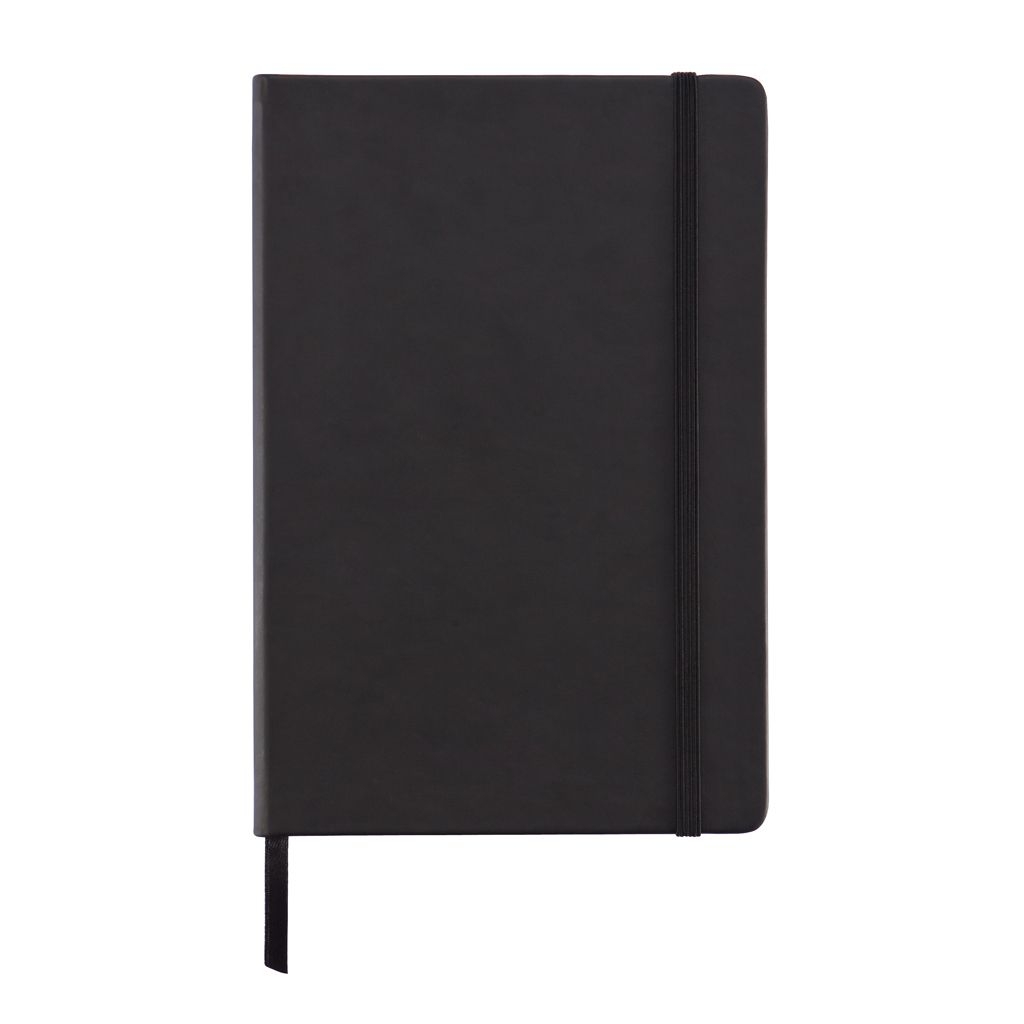 XDP773.42-1Deluxe Hardcover PU A5 Notizbuch_ schwarz