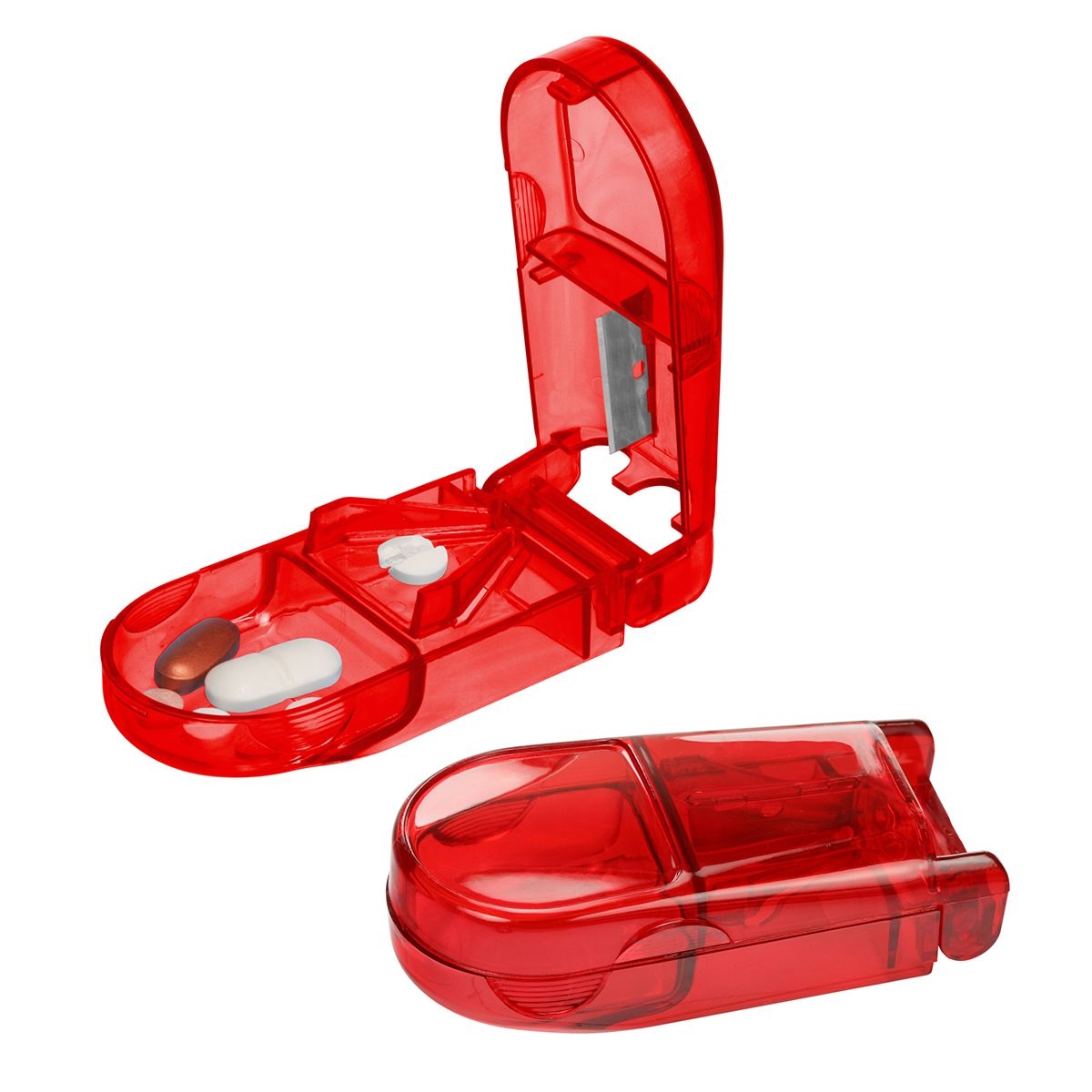 HE7289-T1Pillendose _Lambda_ rot-transparent