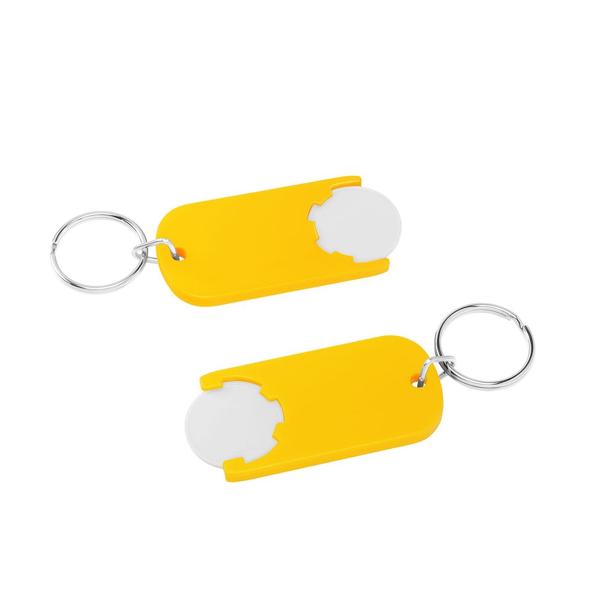 HE7439R-0-4Chiphalter mit 1€-Chip _Alpha_ weiss_ gelb