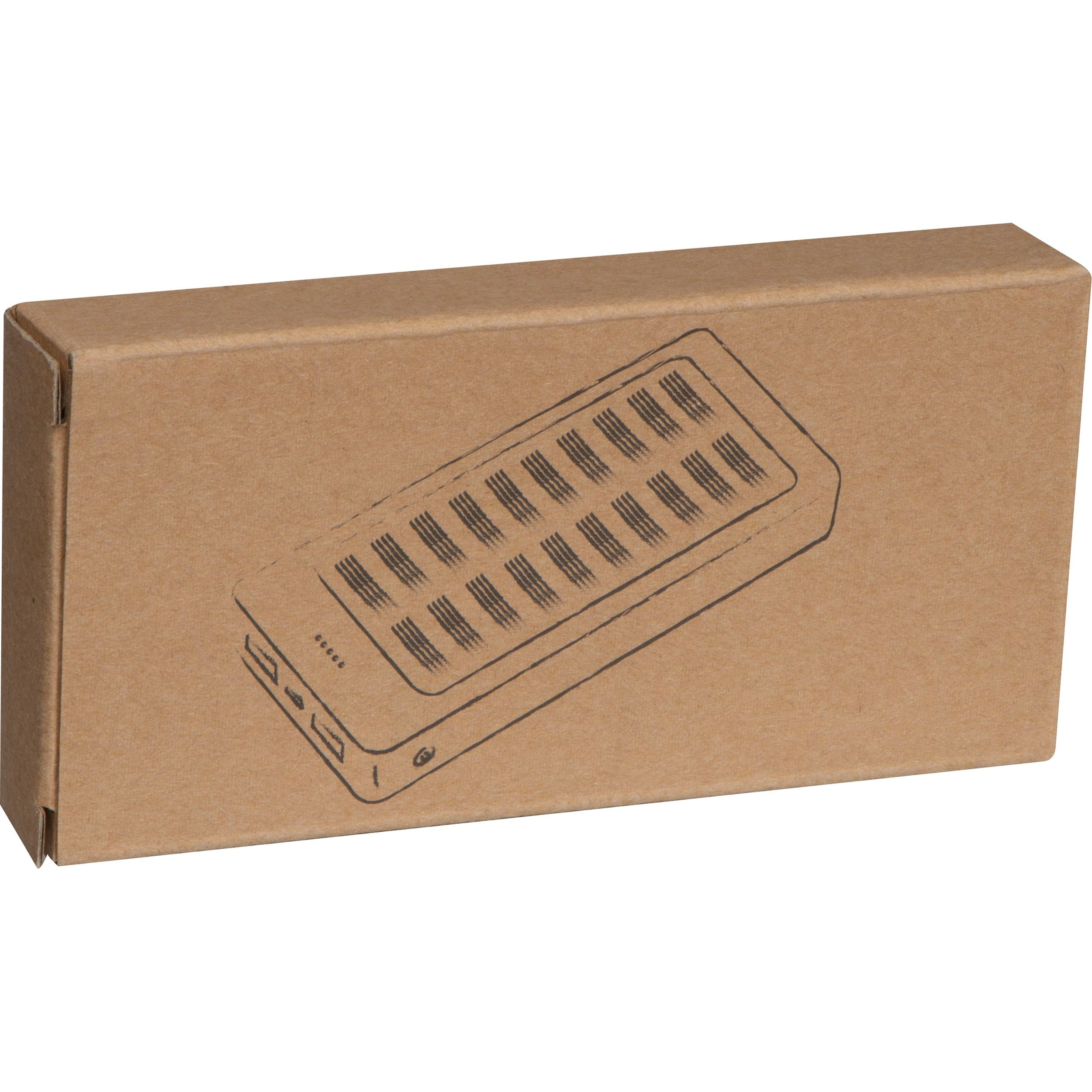 MA32563-13Solar Powerbank aus Bambus mit 8.000 mAh VALENTINA_ beige