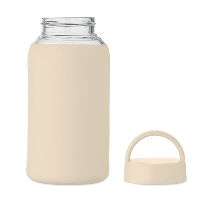 MO2912-13Boris Flasche Borosilikatglas 600ml_ beige