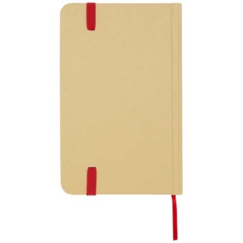 PF106022-2Reed A6 Hardcover Notizbuch_ blanko_ aus recyceltem Material_ rot