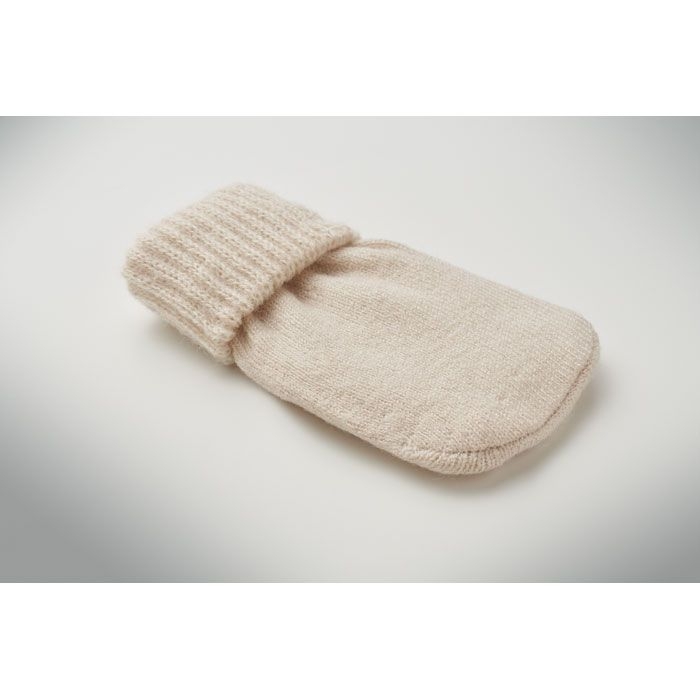 MO2667-13Warmmuff Gel-Waermekissen mit Bezug_ beige