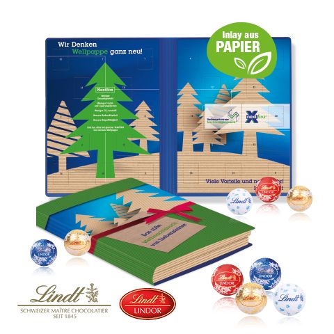 CD55368-01Adventskalender Weihnachtsbuch mit Lindt Minis_ Motiv-Vorlage