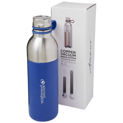 PF100588-4Koln 590 ml Kupfer-Vakuum Isolierflasche_ blau